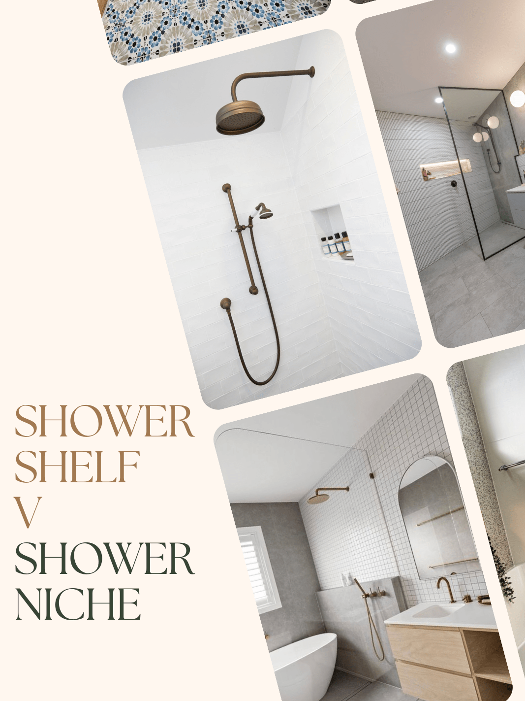 Shower Shelf V Shower Niche